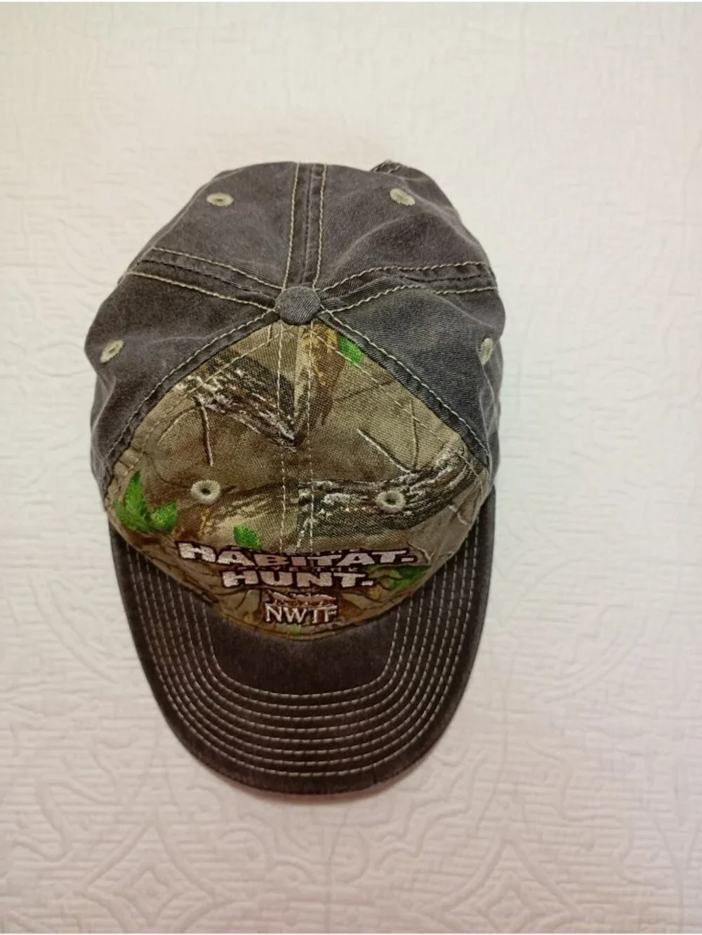 Save The Habitat Save The Hunt NWTF Camouflage Adjustable Baseball Hat